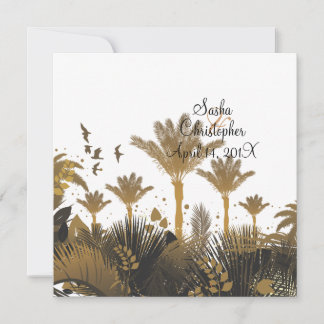 Invitación PixDezine Palmas Vintage