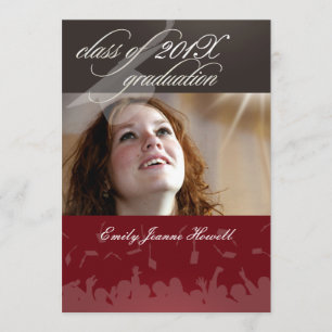 Invitación PixDezines 2011 Graduación/Foto/Gorra+Toga