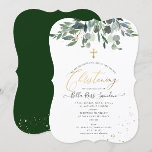 Invitación PixDezines acuarela Goma azul Verdor Cristalizació