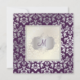 Invitación PixDezines Alta Costura Damask