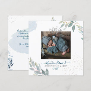 Invitación PixDezines Aquarelle Faire-part de NaaissanceGarço