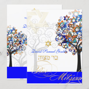 Invitación PixDezines ÁRBOL DE LA VIDA BAR MITZVAH