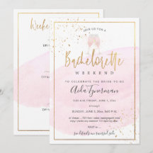 PixDezines Bachelorette Weekend color rosa