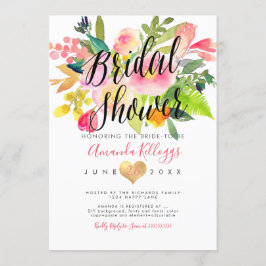 Invitación PixDezines Bridal Shower Spring Floral