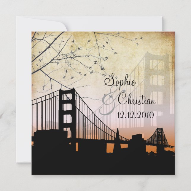 Invitación PixDezines Chicago Lakeshore Skyline/invitaciones (Anverso)