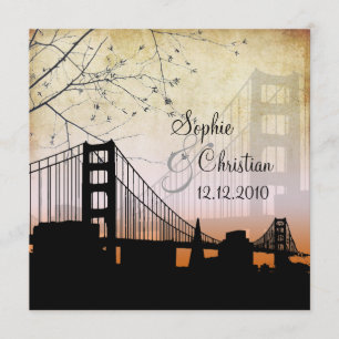 Invitación PixDezines Chicago Lakeshore Skyline/invitaciones