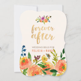 Invitación PixDezines Coral Ranunculus/DIY fondo