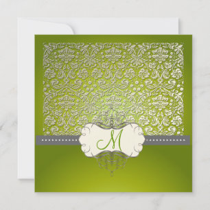 Invitación PixDezines deseo damasco/fondo de bricolaje