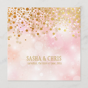 Invitación PixDezines deslumbrados/aletas de oro/soire de inv