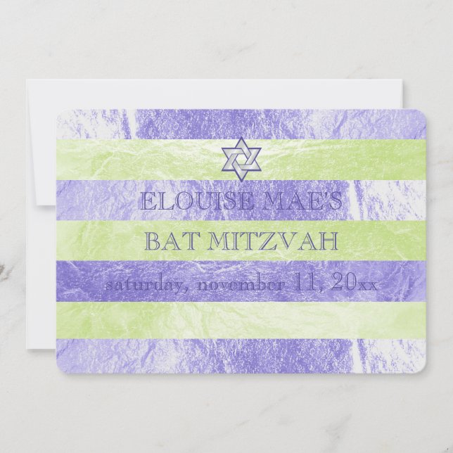 Invitación PixDezines DIY color/faux rayas de Relieve metaliz (Anverso)