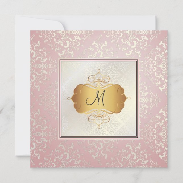 Invitación PixDezines Étienne Damask (Anverso)