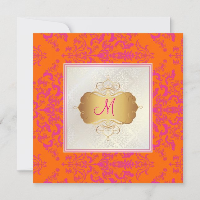 Invitación PixDezines Étienne Damask (Anverso)