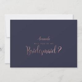 Invitación PixDezines Faux Rosa Gold Serás... Novia