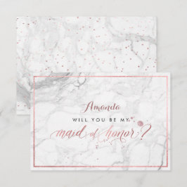 Invitación PixDezines Faux Rosa Oro te dará honor