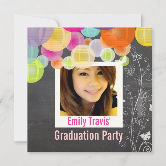 Invitación PixDezines, fiesta para el fiesta al aire libre (Anverso)