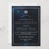 PixDezines Galaxy/Space Bat Mitzvah