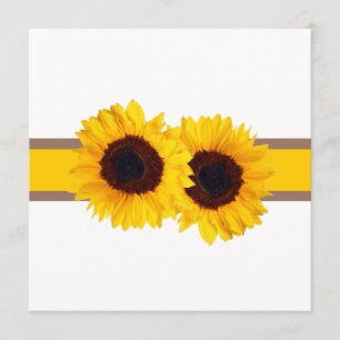 Invitación PixDezines girasol/fondo diy+evento!