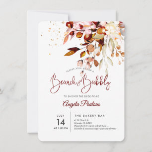 Invitación PixDezines Gum Eucalyptus Brunch+Bubbly
