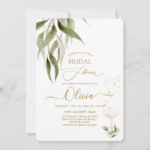 Invitación PixDezines H2 Eucalyptus Greenery Bridal Shower