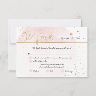 Invitación PixDezines H2 Rosa Claro Algodón de Azúcar Mitzvah