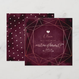 Invitación PixDezines Irlandeses Rubor Pink+Garnett, Matron