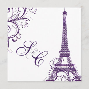 Invitación PixDezines la torre eiffel/parís