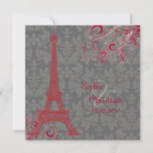 Invitación PixDezines la torre eiffel/parís