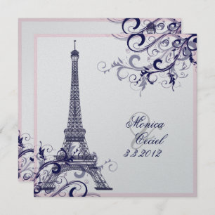 Invitación PixDezines la tour eiffel/paris