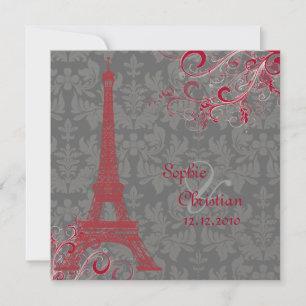 Invitación PixDezines la tour eiffel/paris