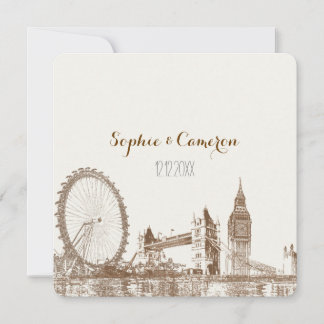 Invitación PixDezines londres/color de fondo DIY