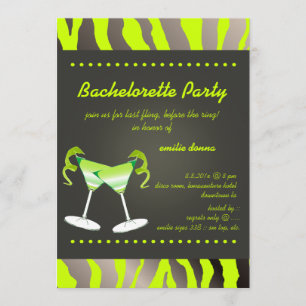 Invitación PixDezines martini Bachelorette
