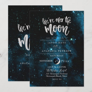 Invitación PixDezines Nosotros estamos sobre la luna Boda