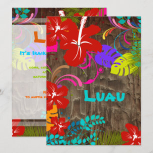 Invitación PixDezines Ohana Luau