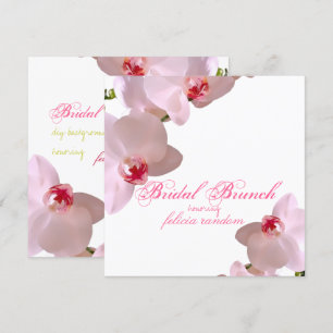 Invitación PixDezines Orquídeas/phalaenopsis/fondo de bricola