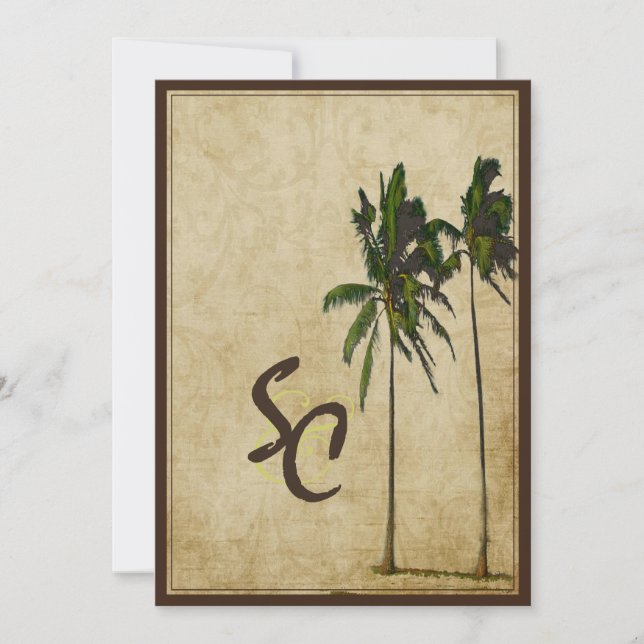 Invitación PixDezines palma mellita (Anverso)