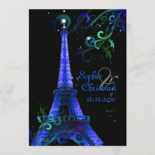 Invitación PixDezines Paris La Nuit, torre del Effel