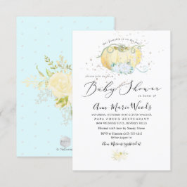 Invitación PixDezines Pequeña Calabaza Baby Shower