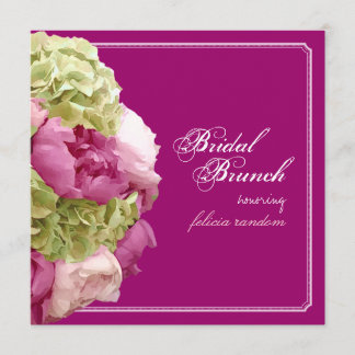 Invitación PixDezines pink peonías/hortensias/diy event
