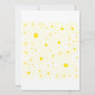 Invitación PixDezines Retro DaisiesFoto/Bat Mitzvah