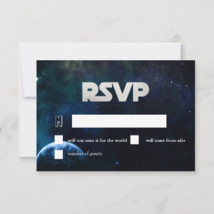 Invitación PixDezines RSVP Midnight Sky Bar Mitzvah ✡