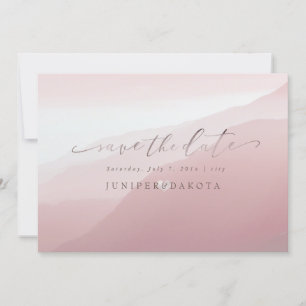 Invitación PixDezines Rustic Misty Range Ombre Rubor