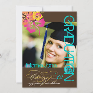 Invitación PíxDezines Swirls, graduación 2011, color Personal