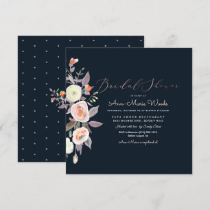 Invitación Píxeles de PixDezines Peaches+Cream Watercolor Duc