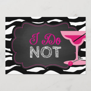 Invitación Pizarra para Fiesta de Divorcio