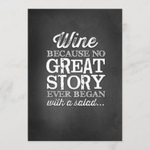 Pizarra Señal de Mesa 5x7 Vino Porque