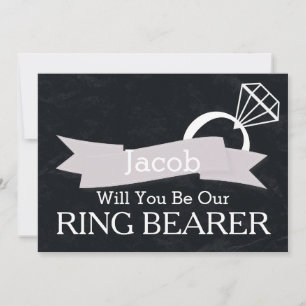 Invitación Pizarra ¿Serás nuestro Portador del Anillo?