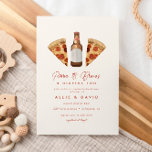 Invitación Pizza & Beer Diapers Parejas Casuales Baby Shower<br><div class="desc">Pizza & Beer Diapers Casual Couples Baby Shower. Perfecto para parejas casuales con ducha de bebé,  donde ambos padres pueden divertirse.</div>