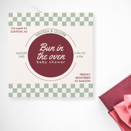 Invitación Pizza de la ciudad de Nueva York graciosa ducha it