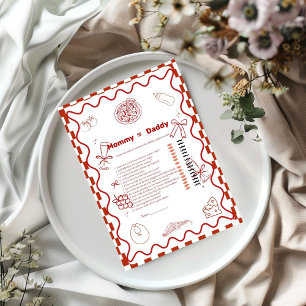 Invitación Pizza del ivery bebé rasgo juego de ducha bebé tar