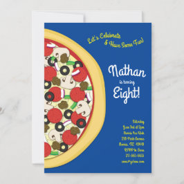 Invitación Pizza Fiesta Combo Supremo Pizza